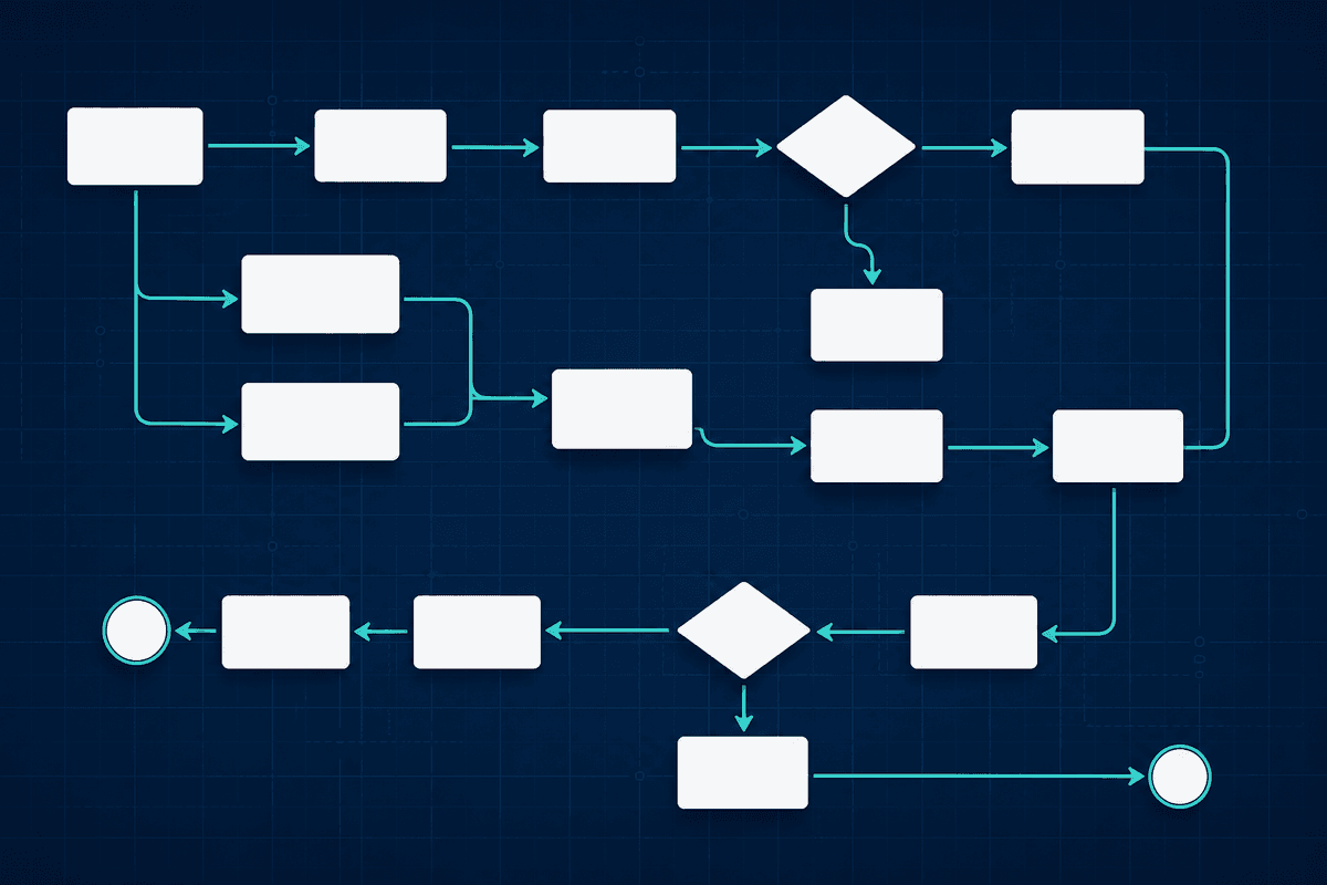 Flow and causal diagram