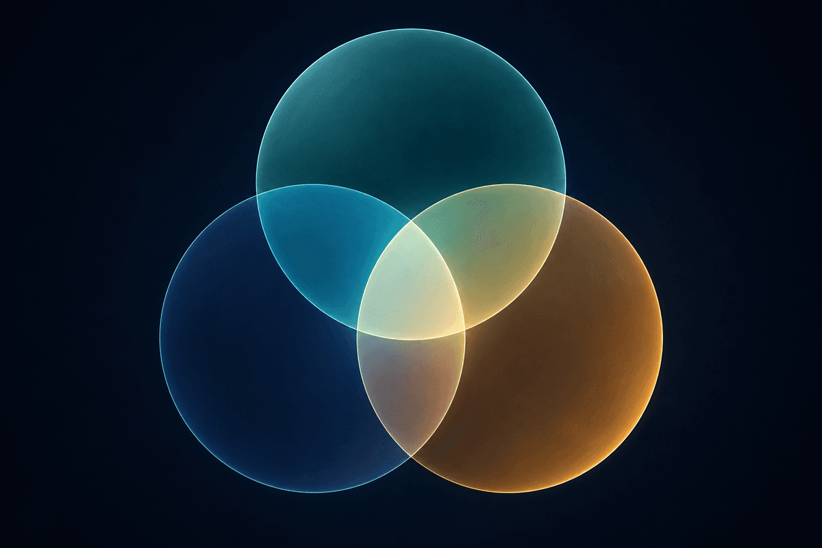Venn overlap diagram